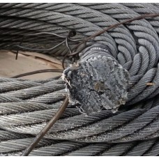 Канат стальной двойной круглопрядный правой свивки фото