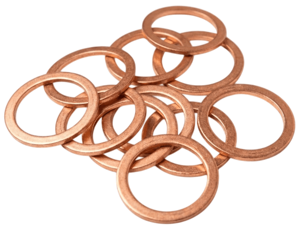 Кольцо медное для пресс фитингов М2 33х39х2 мм DIN 7603 фото
