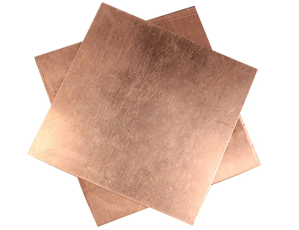 Пластина медная луженая для гальваники М1 0,1х20х50 мм ГОСТ 1173-2006 фото