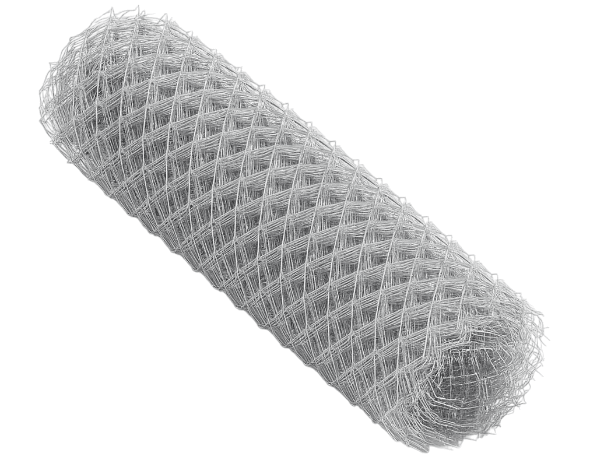 Сетка стальная рабица плетеная черная с ромбическими ячейками с полимерным покрытием в рулоне Ст10 1,6х20х20 мм ГОСТ 5336-80 фото